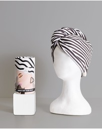 Sky Gazer - Quick Dry Hair Wrap- Black