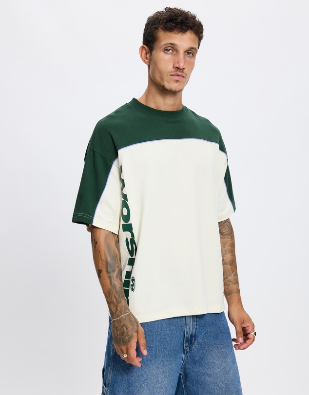 Worship - Sonic Box Fit Cropped Panel Tee