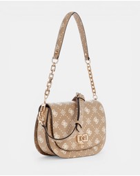 GUESS - Emelie Logo Flap Shoulder Bag