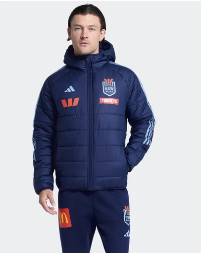 adidas Performance - Westpac NSW Blues Winter Puffer Jacket Mens Mens