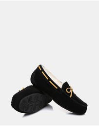 EVERAU - EverAU Ugg Miracle Moccasin Leather Upper Moccasins