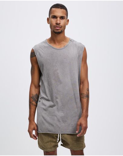Slub Dark Grey Pigment Hand Dye