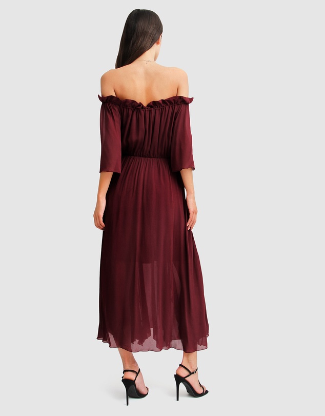 Belle & Bloom - Amour Amour Ruffled Midi Dress