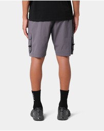 PYRA - Nero Cargo Shorts - Stone