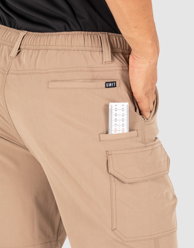 UNIT Workwear - UNIT Flexlite Mens Lightweight Cargo Shorts
