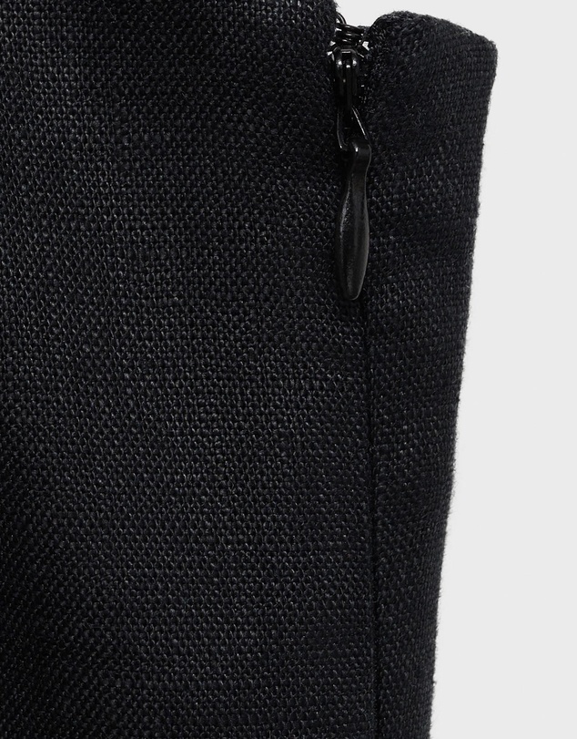 M.N.G - Nickie Bow Linen-Blend Dress