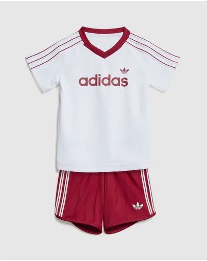 adidas Originals - Pinstripes Sprinter Shorts Tee Set - Babies-Kids
