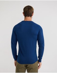 Oxford - Crew Neck Pure Wool Pullover