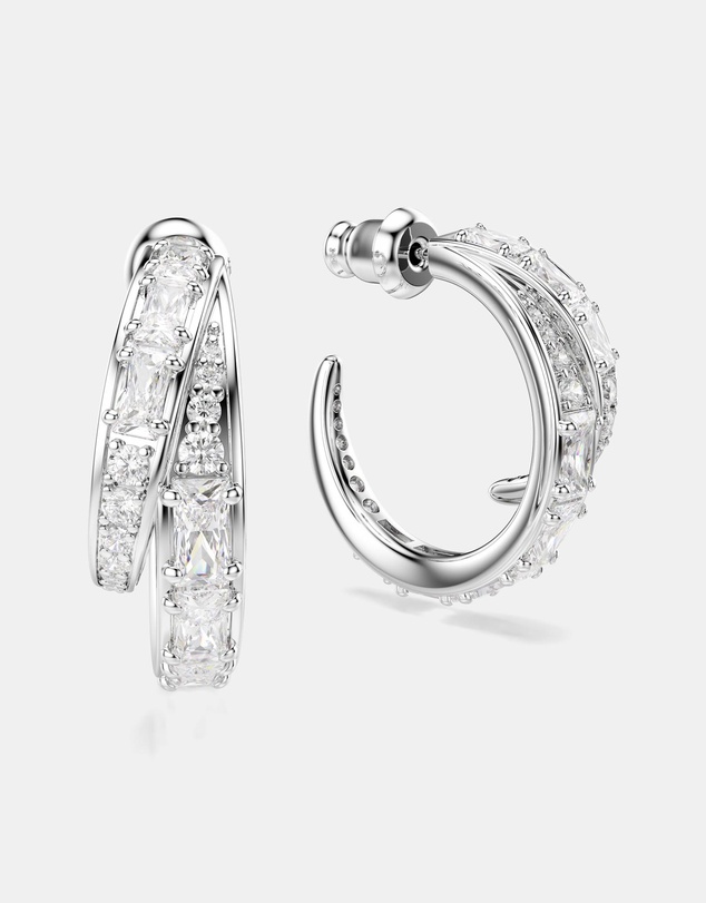 Swarovski - Vienna:Pe S Hoops White/Rhs