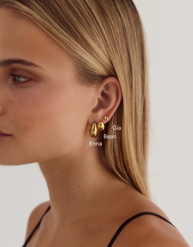 CENDRE - Enna Earrings 18K Gold