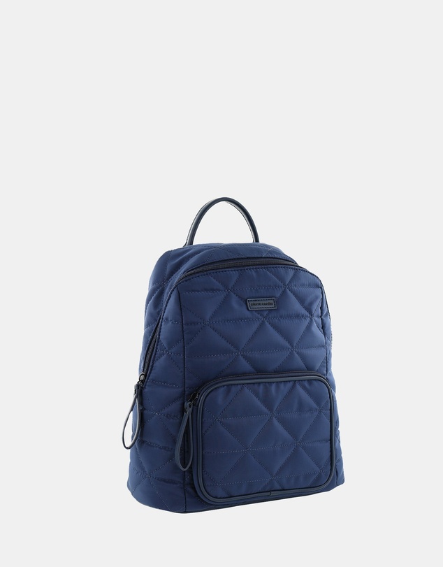 Pierre Cardin - Pierre Cardin Nylon Quilted Backpack