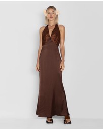 The Wolf Gang - Oahu Slip Maxi Dress