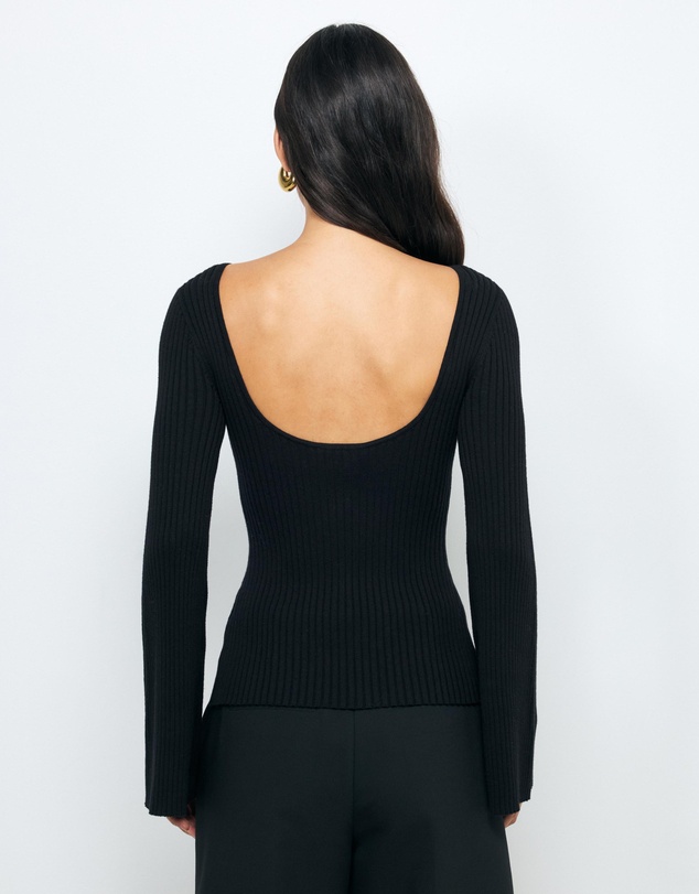 AERE - Sarai Organic Cotton Knit Top