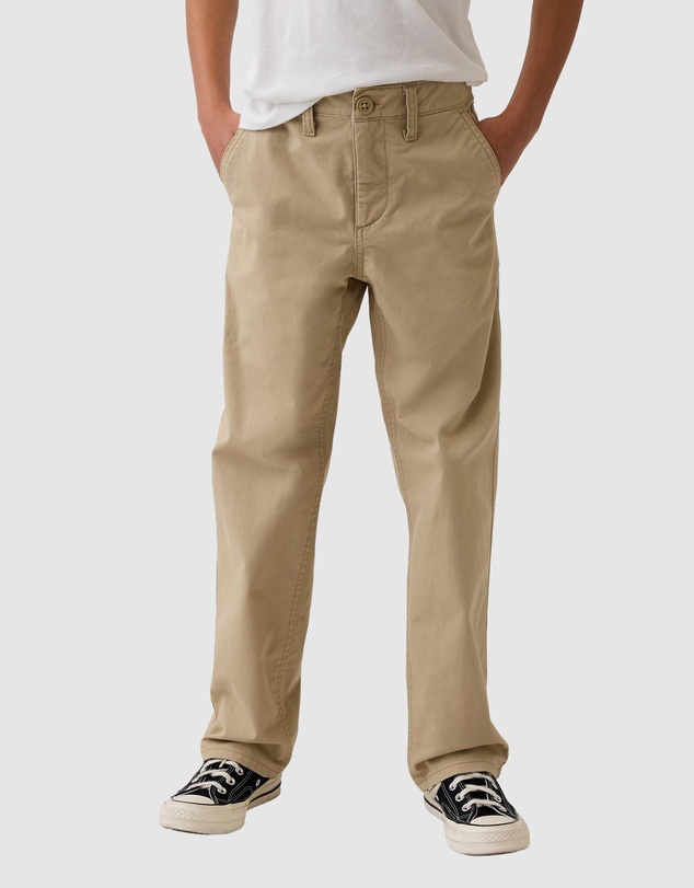 GAP - Relaxed Straight Modern Khaki Chinos - Kids-Teens