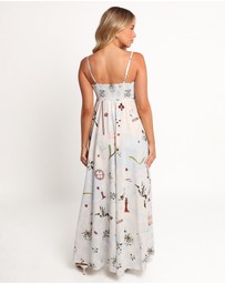 Petal & Pup - Emmeline Maxi Dress - Blue Floral