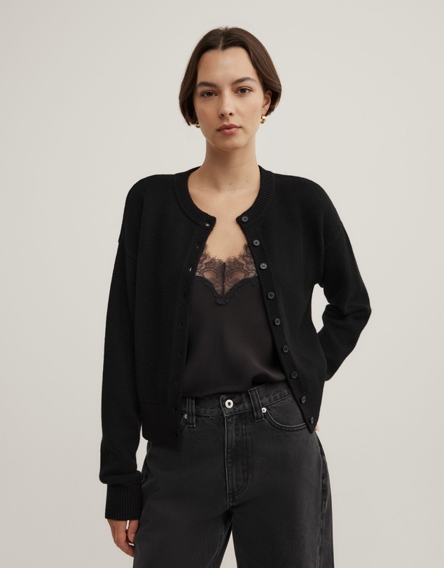 Witchery - Crew Neck Button Cardigan