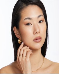 Alana Maria - Tessa Hoop Earrings - Gold
