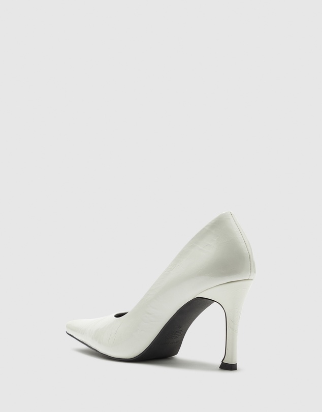 Nakedvice - The Monroe White Heel