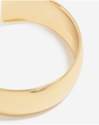Lovisa - Waterproof Gold Plated Stainless Steel Thick Open Wrist Cuff