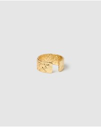 Arms Of Eve - Eros Gold Textured Ring - Large