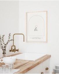 Olive et Oriel - Leo Zodiac Art Print