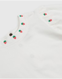 Goldie + Ace - Mini Strawberry LS Top