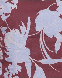 Petal & Pup - Elorna Mini Dress - Burgundy Floral