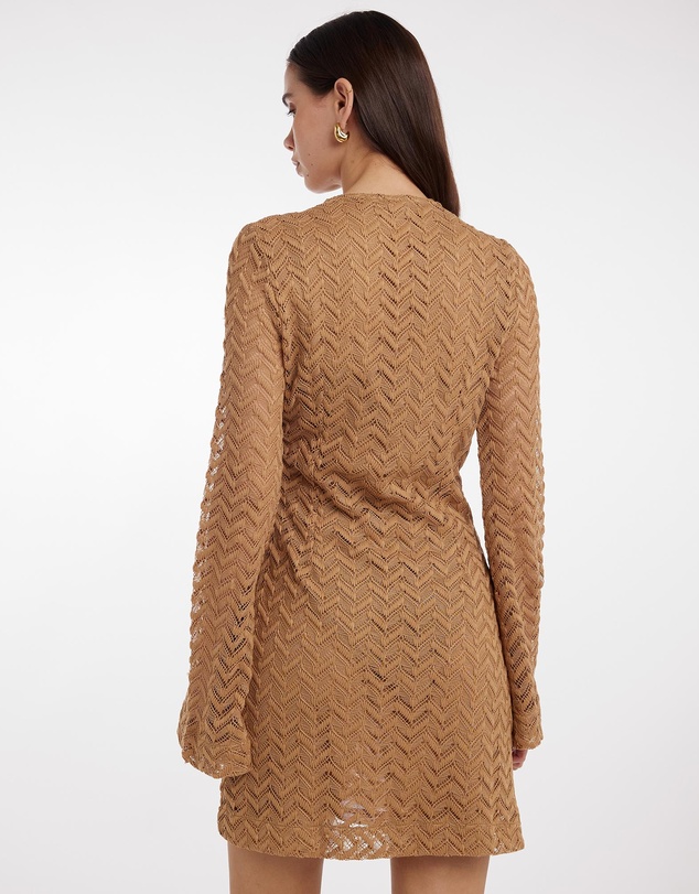 Dazie - Jasmine Long Sleeve Mini Dress