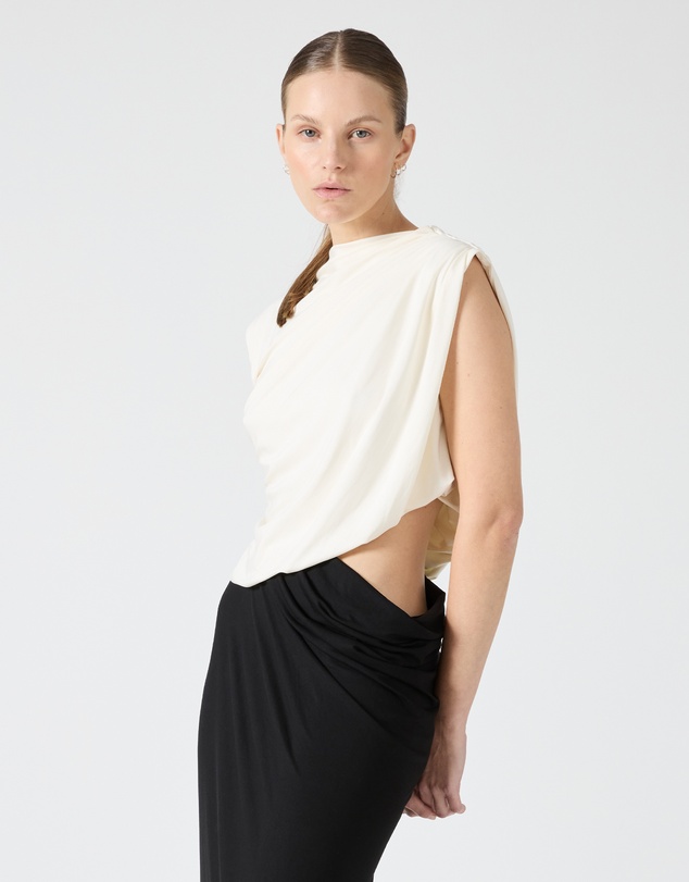 Third Form - Cascade Cutout Jersey Dress