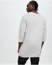 Surrounded By Ghosts - The Alloclasite Relaxed 3/4 Sleeve T-Shirt