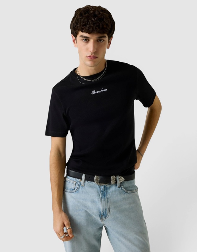 GUESS Jeans - GUESS JEANS Slim Fit Ribbed T-Shirt
