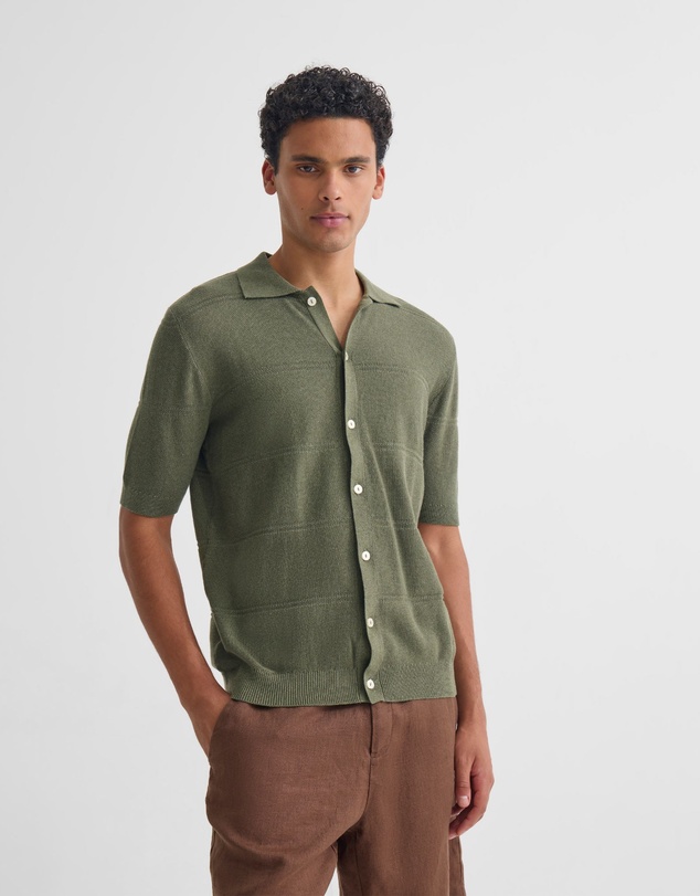 Oxford - Jack Knitted Button Up Shirt