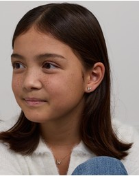 Michael Hill - Children's Mother of Pearl Butterfly Stud Earrings in 10kt Yellow Gold