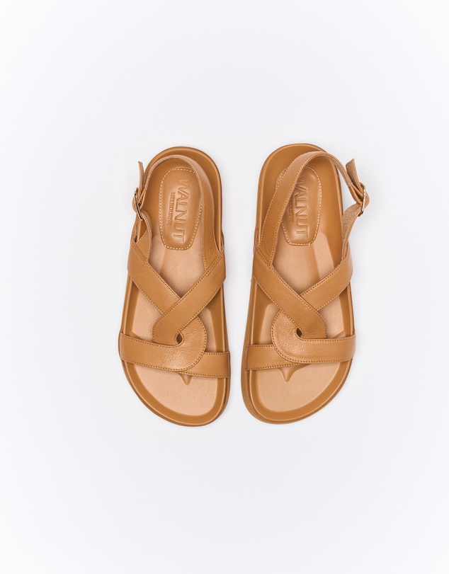 Walnut Melbourne - Murphy Leather Sandal