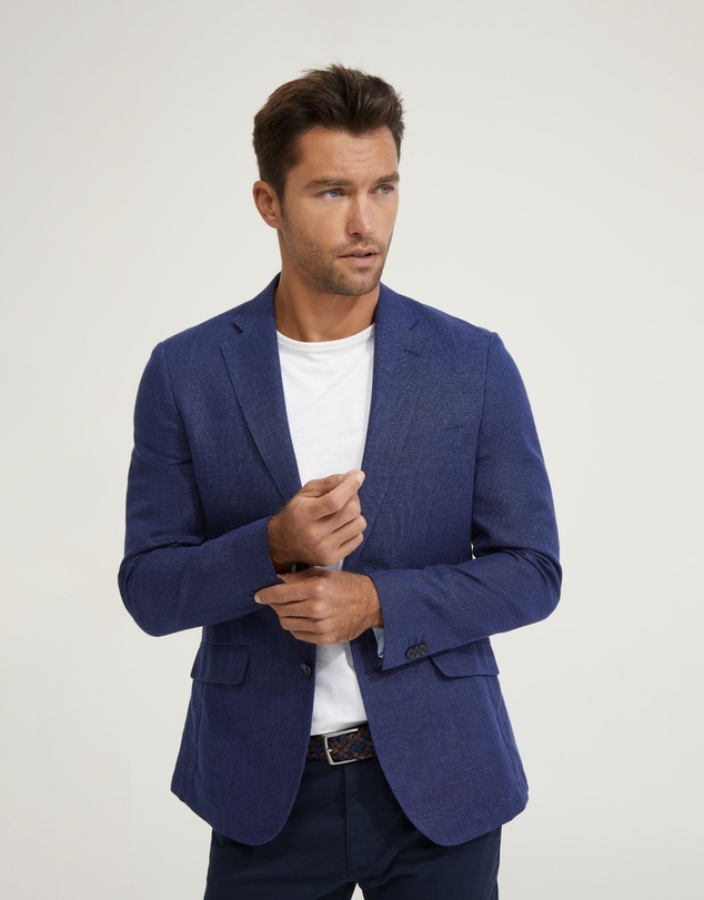 Oxford - Milton Half Lined Linen Cotton Blazer