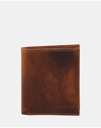 Pierre Cardin - Pierre Cardin Rustic Leather Tri-Fold Men's Wallet