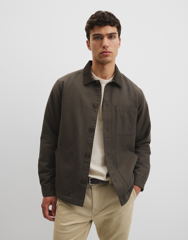 Country Road - Textured Sherpa Oversized Jacket