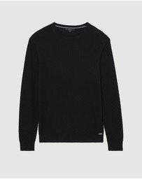 Politix - Elvin Geo Textured Crew Knit