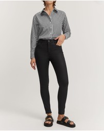 Country Road - Coated Mid Rise Fitted Jean
