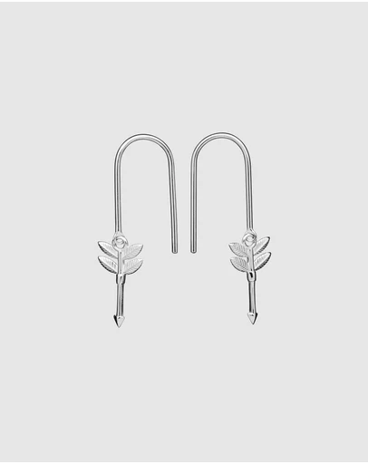 Karen Walker - Mini Feather Arrow Earrings