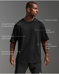 2XU - EZ Unisex Oversized Cotton Tee