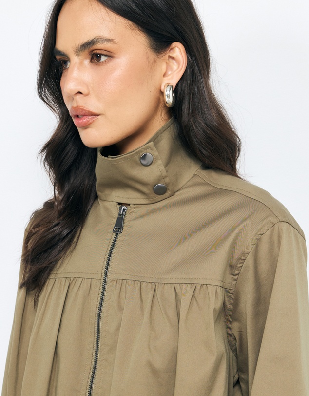 AERE - Isla Lightweight Funnel Neck Bomber