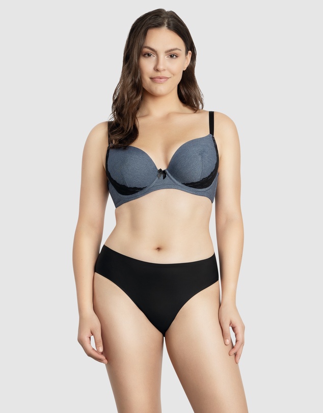 Parfait - Casey Denim Wired Plunge T-Shirt Bra
