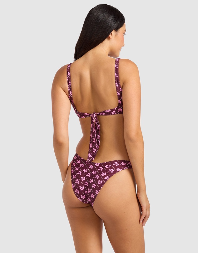 Seafolly - Batik Bloom Multifit Ring Front Tank Bikini Top