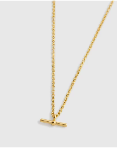 Oxford - Tiera T-Bar Pendant Necklace
