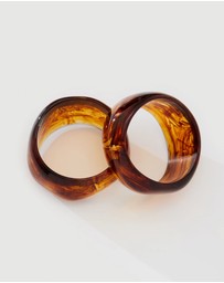 8 Other Reasons - Oakwood Bangle Bracelete Set
