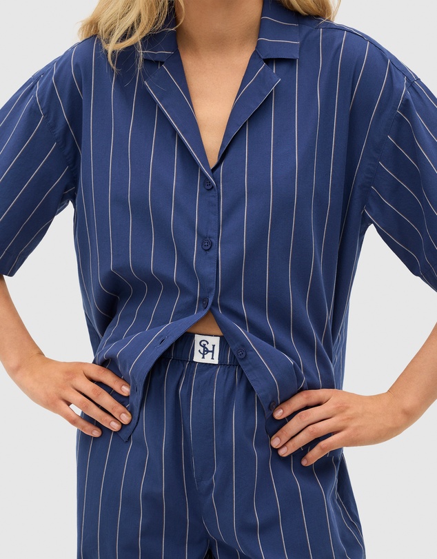 Seed Heritage - Stripe Shirt and Pant PJ Set