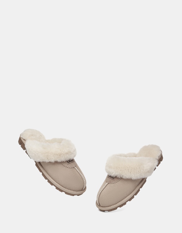 EVERAU - Australian Shepherd Ugg Waffle Slipper Sheepskin Upper House Shoes
