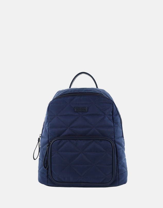 Pierre Cardin - Pierre Cardin Nylon Quilted Backpack