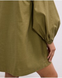 The Fated - Greer Puff Sleeve Mini Dress